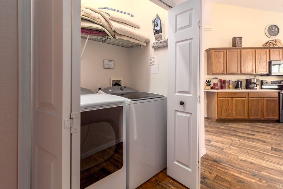 Washer and dryer
