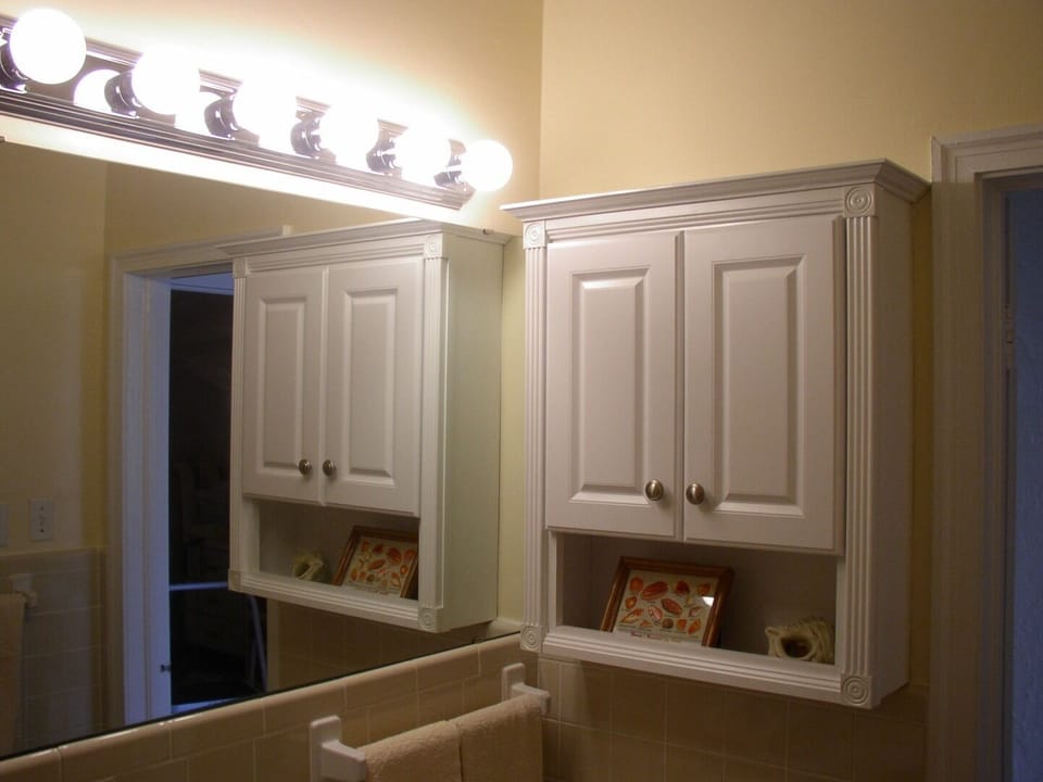 Bathroom view of our Beachfront Condo