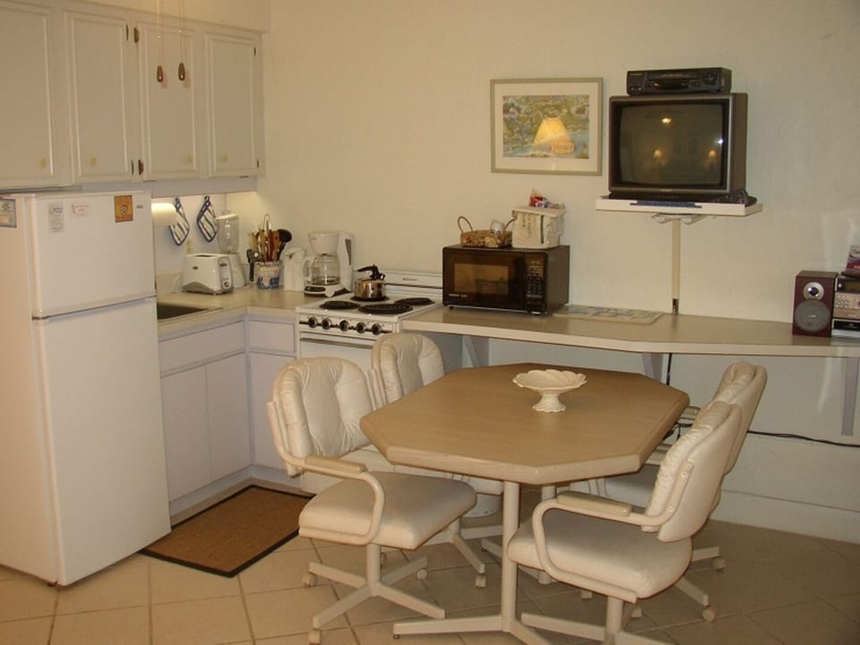 View of Kitchen in our Beachfront Condo