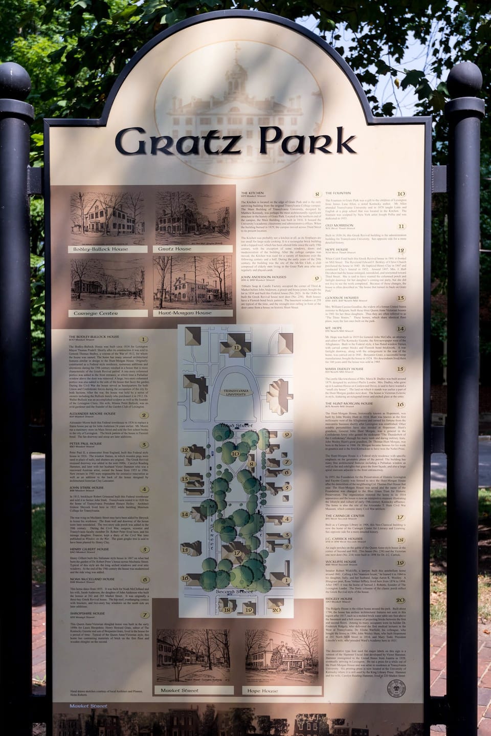 Located right next to Gratz Park