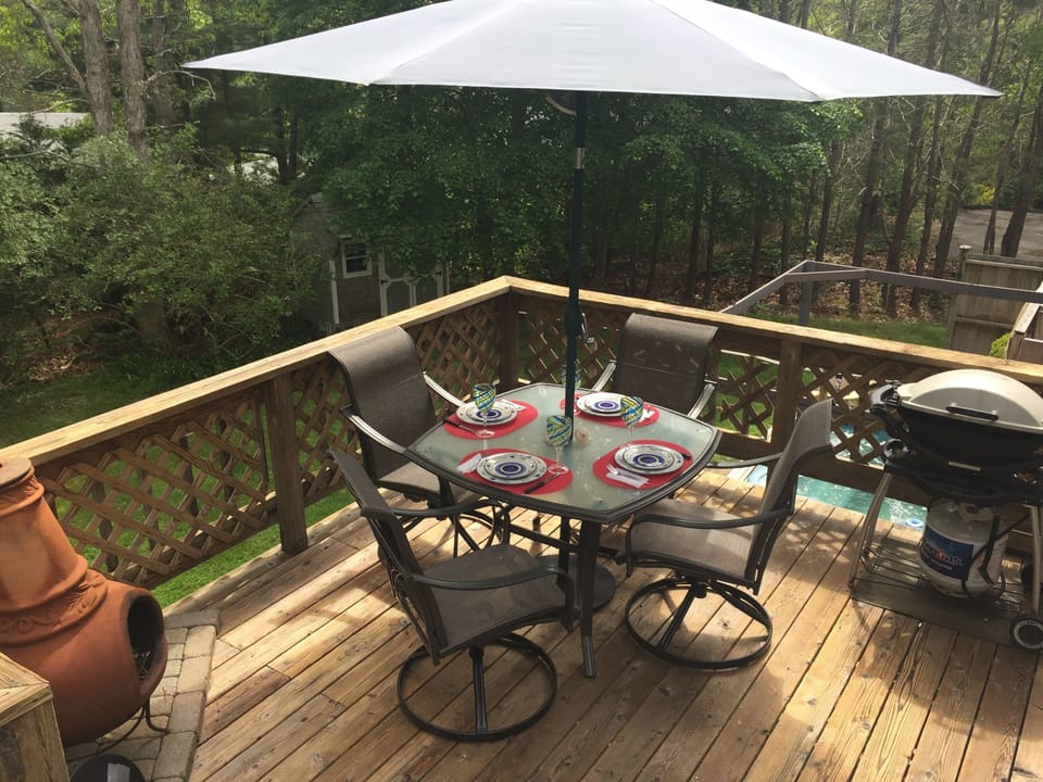 Upper deck off dining area
