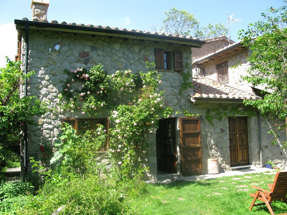 front of the house