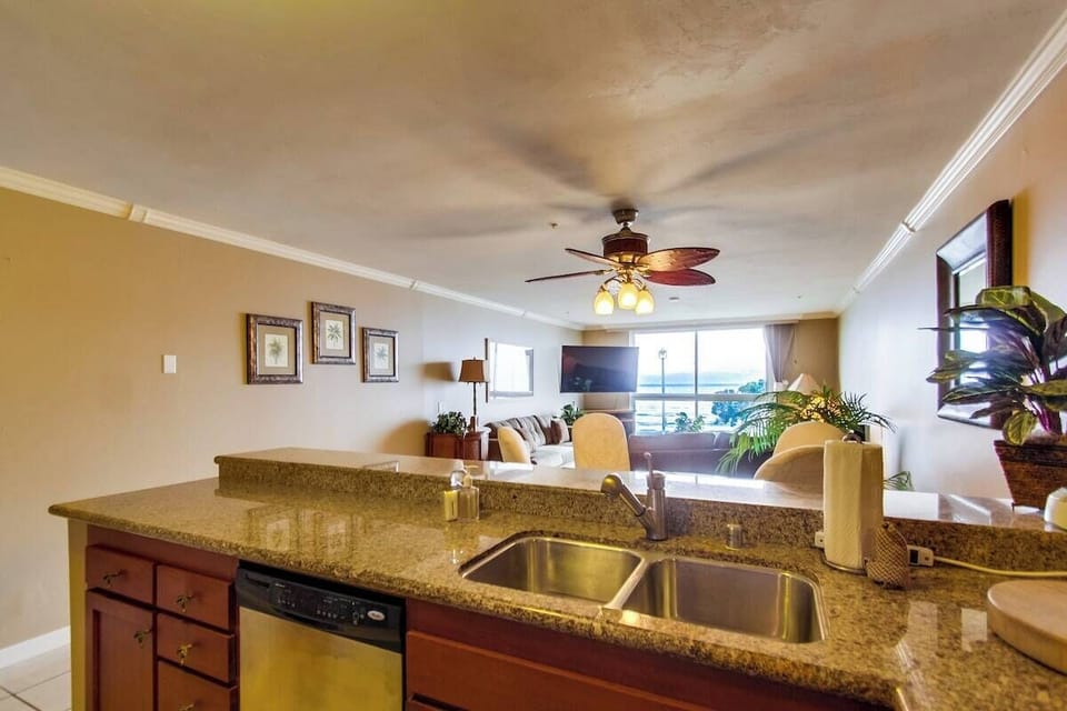 Stay engaged while cooking and with a view!