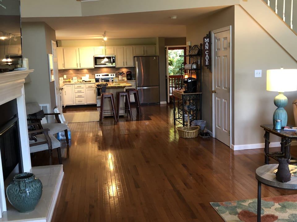 Spacious open floor plan.