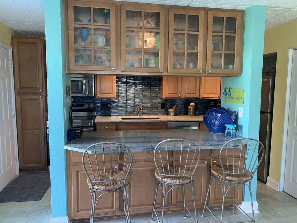 Kitchen from living room