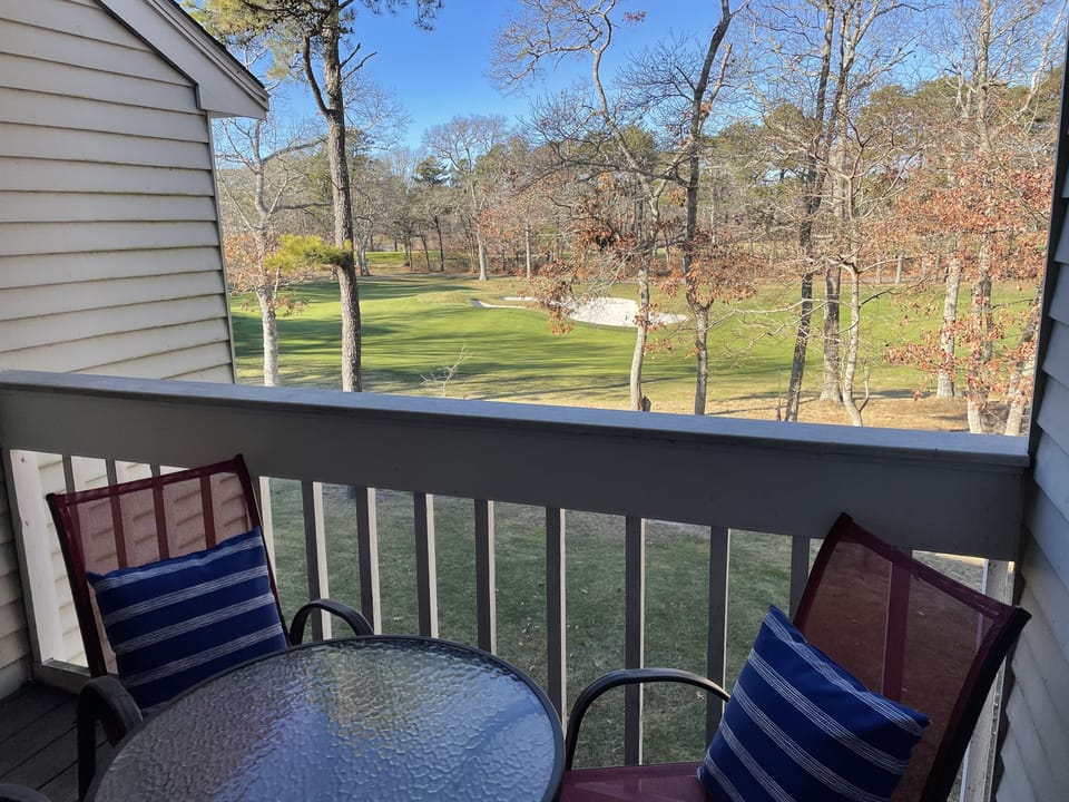 Private deck with grill.