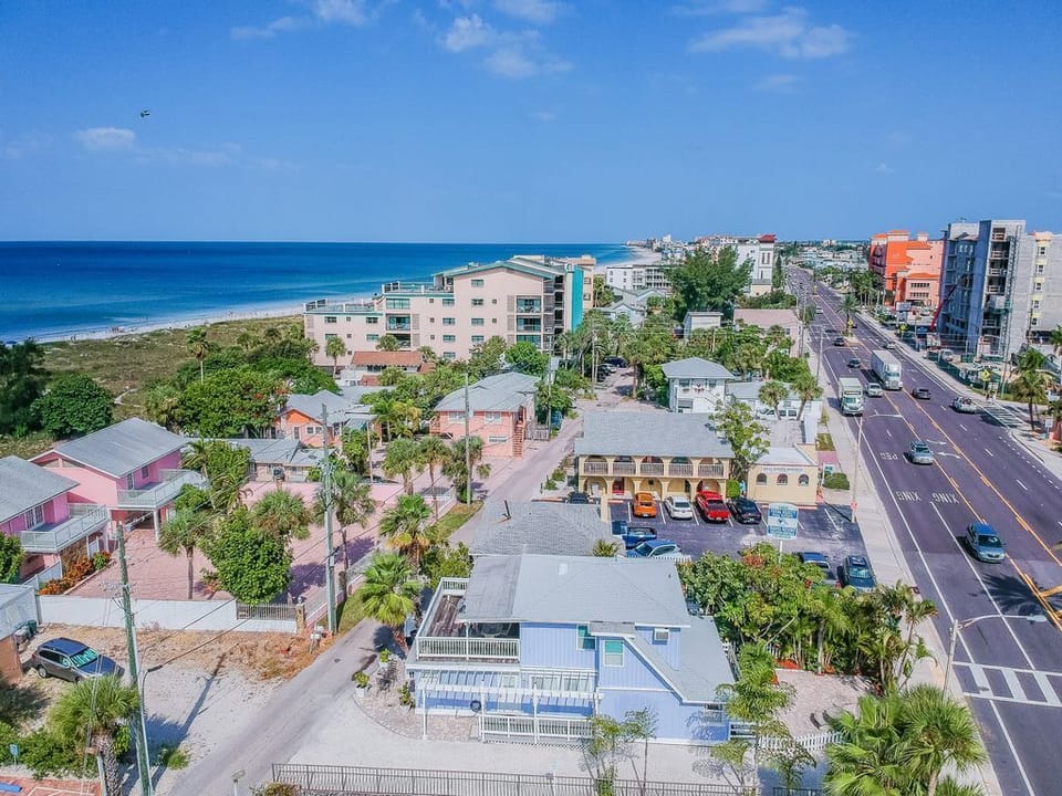 Aerial view of Johns Pass