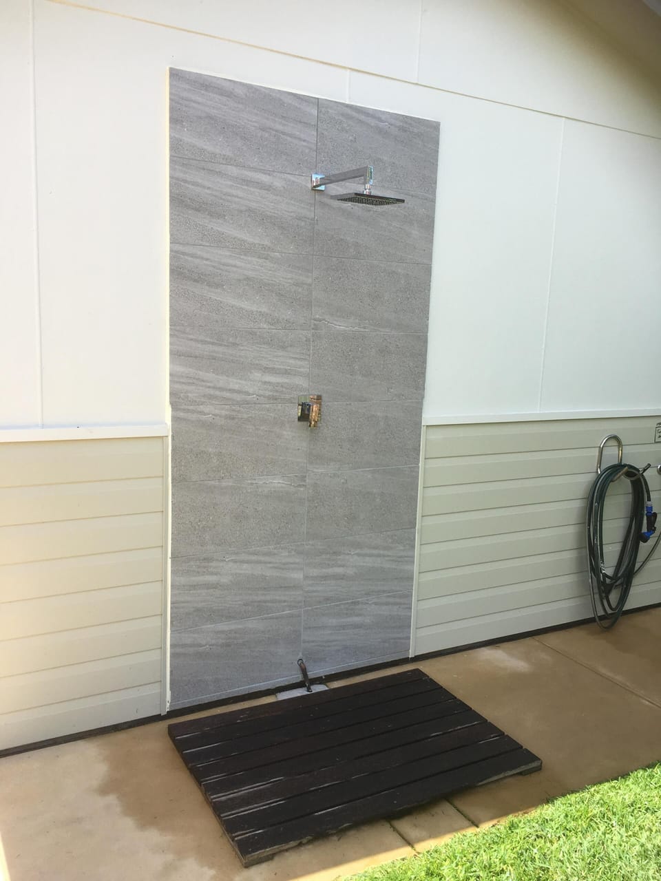 ...outside shower 