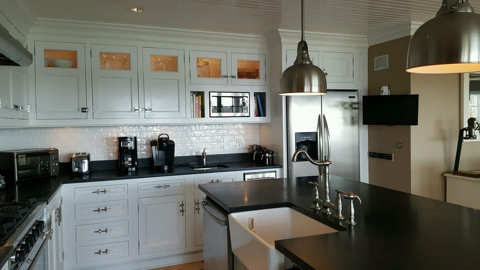 Kitchen with 2 sinks and 2 dishwashers, ice maker, and all amenities. 