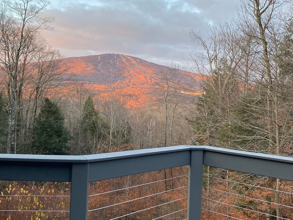 Fall view from the deck
