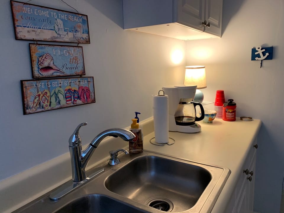 Kitchen counter.