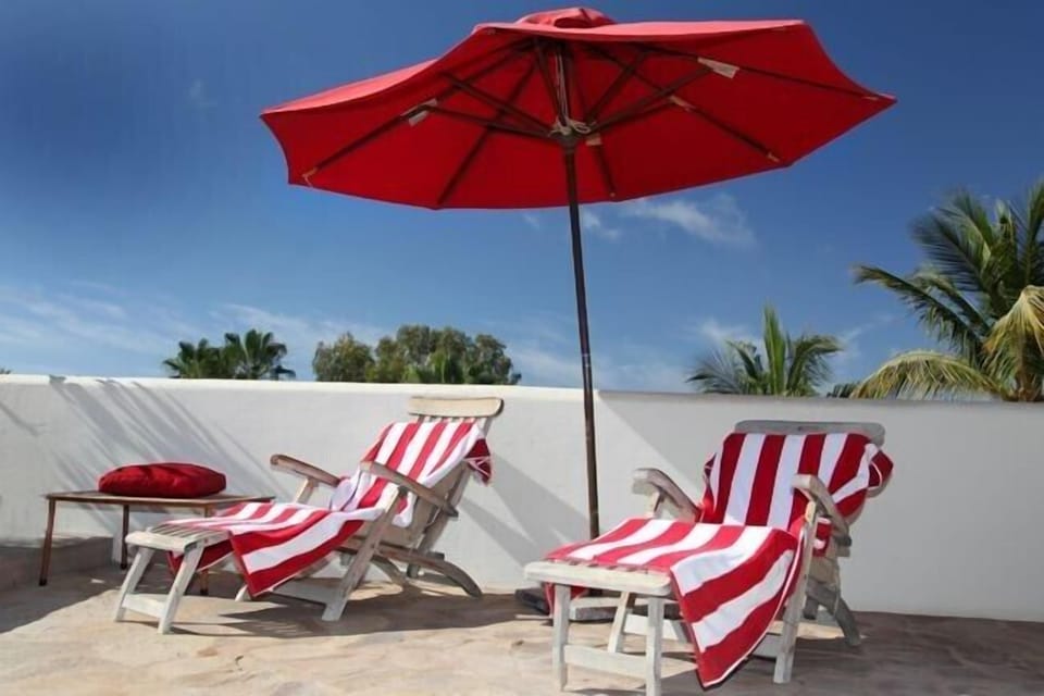 Lounge area with panoramic ocean view