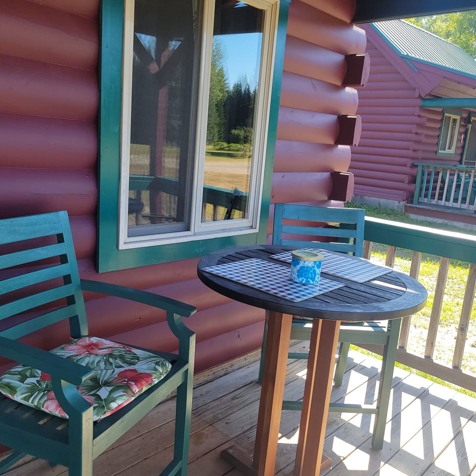 Right side of porch
