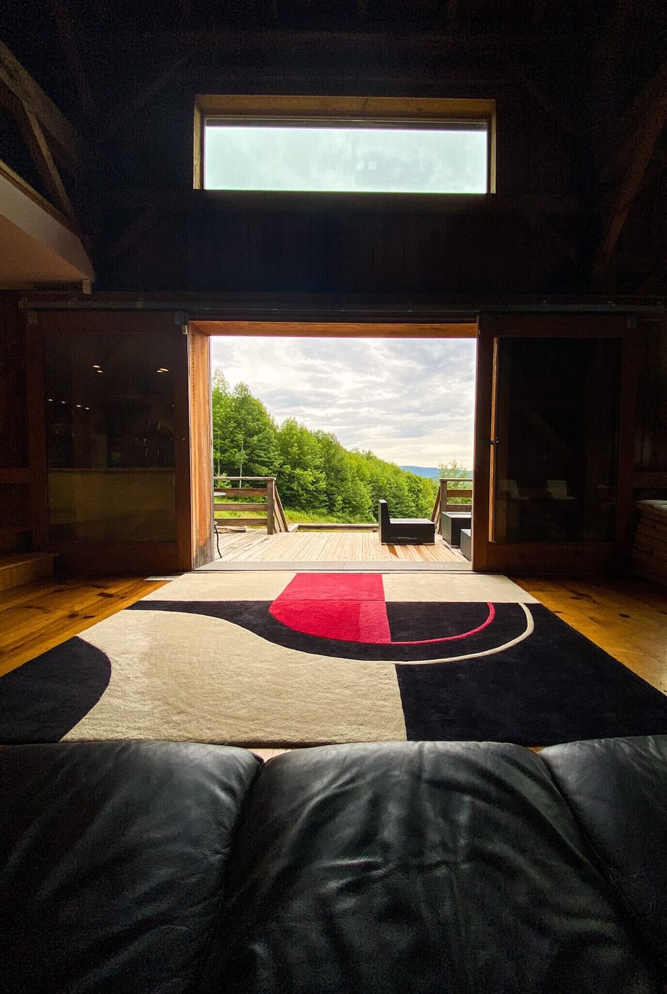 Sitting area with amazing view