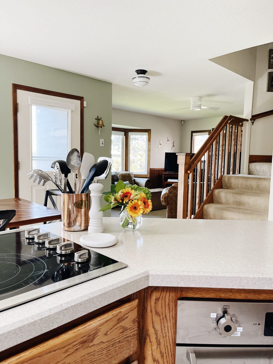 The central island is the heart of the home! 
