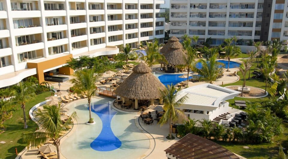 View of Pool from balcony
