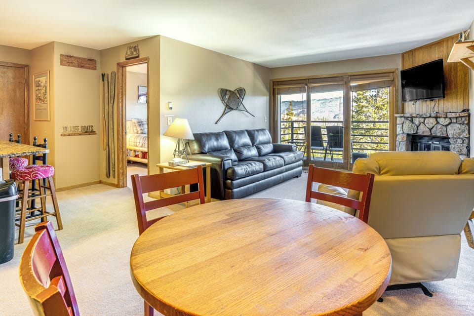 Silverthorne Vacation Rental | 1BR | 1BA | 586 Sq Ft | Step Free Access