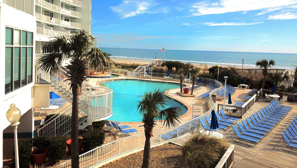 The gorgeous North Tower Pool, Lazy River. 

