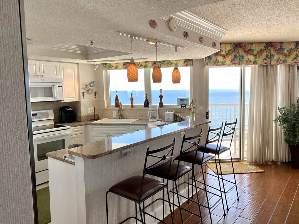 The Kitchen with a Fantastic View.