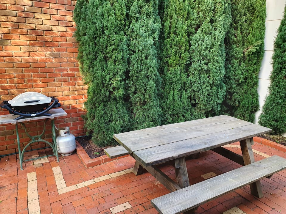 Beach Cottage Torquay private bbq area