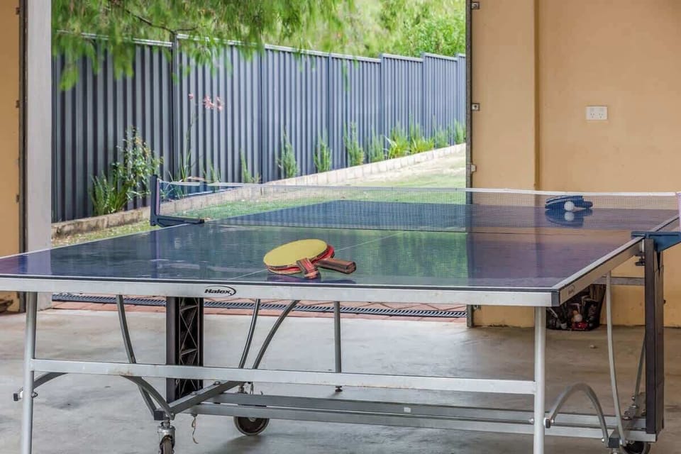 Verse your mates with a game of table tennis, or make use of the provided bikes to explore town.