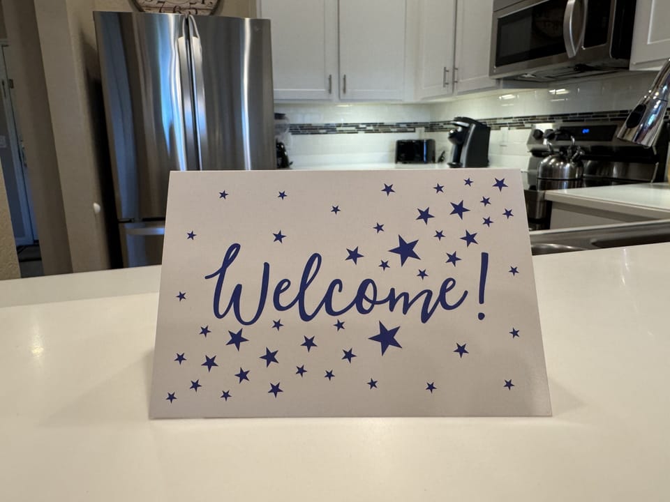 Welcome to your home away from home!