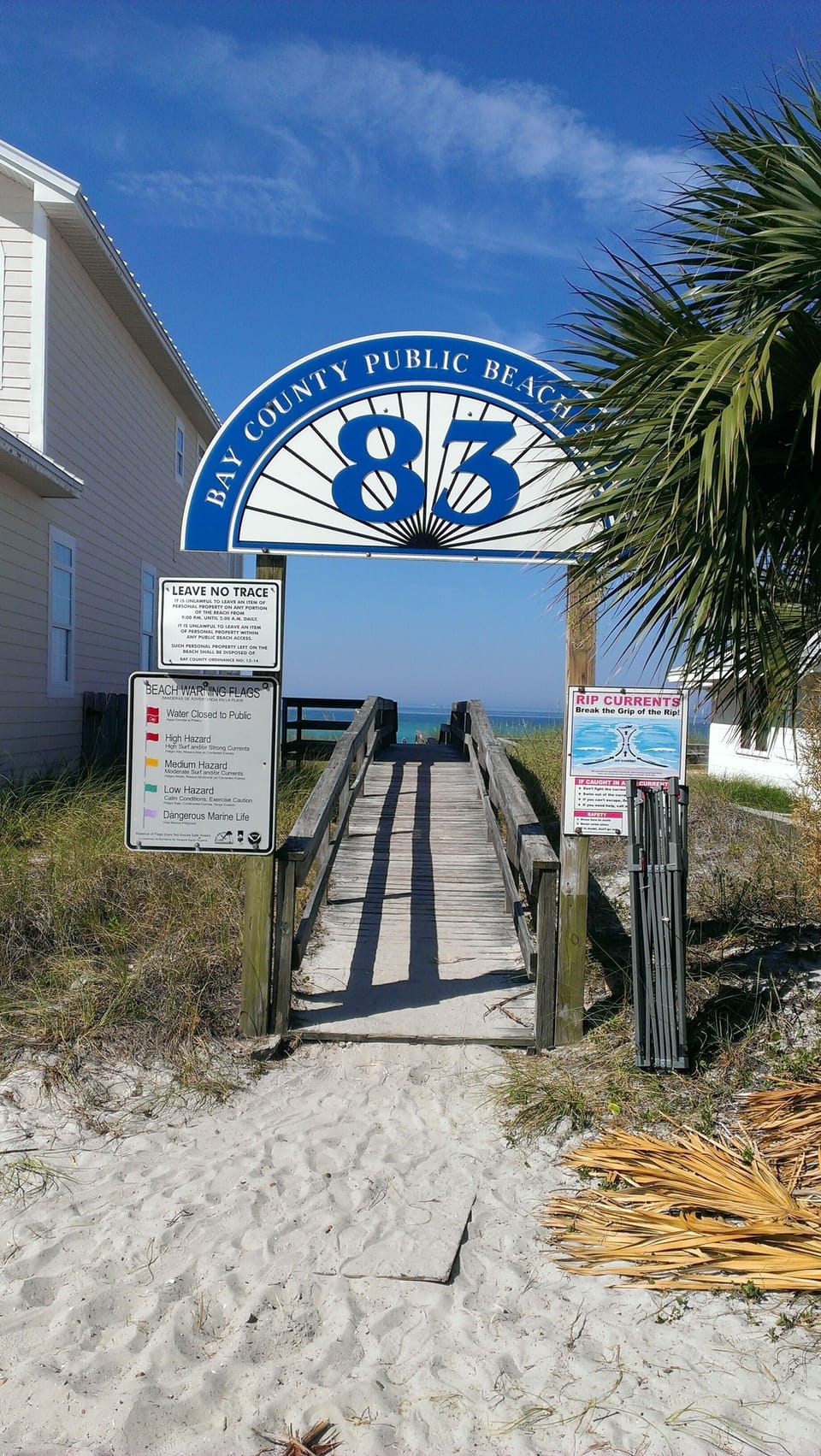 Walkway #83 is at the end of our street