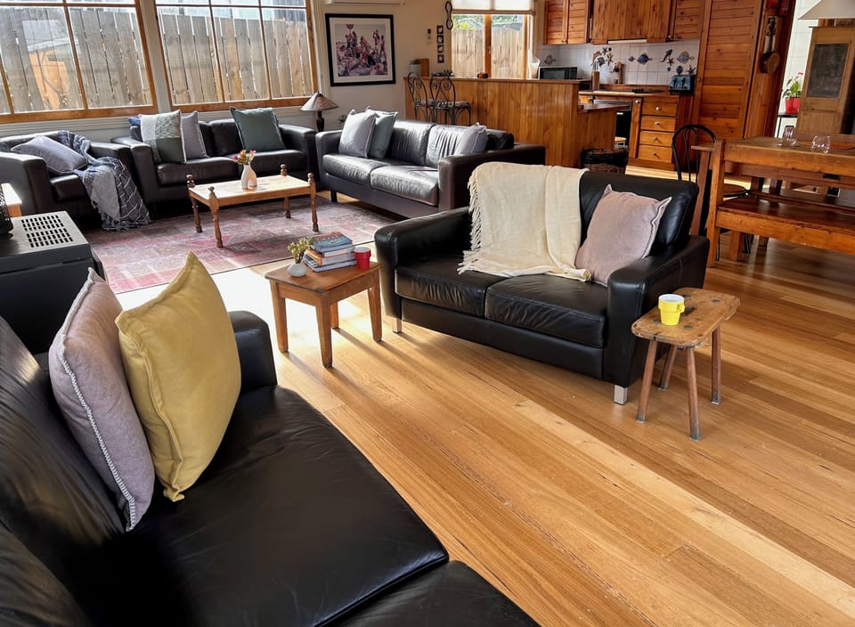 choices of 4 leather couches.