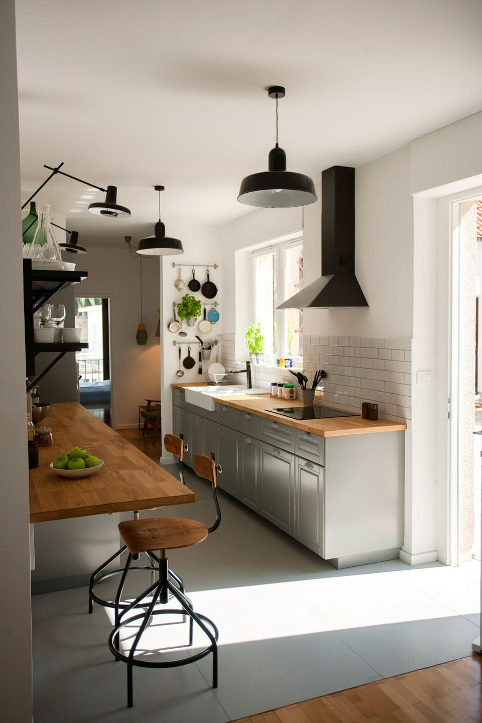 Just outside the kitchen there is an aromatic spices garden