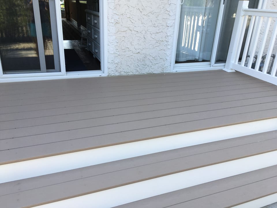 Lower deck off bedrooms