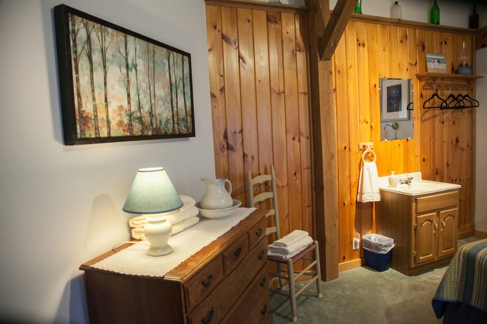 1st floor bedroom also has a sink; think privacy while you floss?