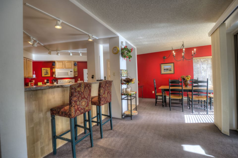 Kitchen Counter and Dining Room