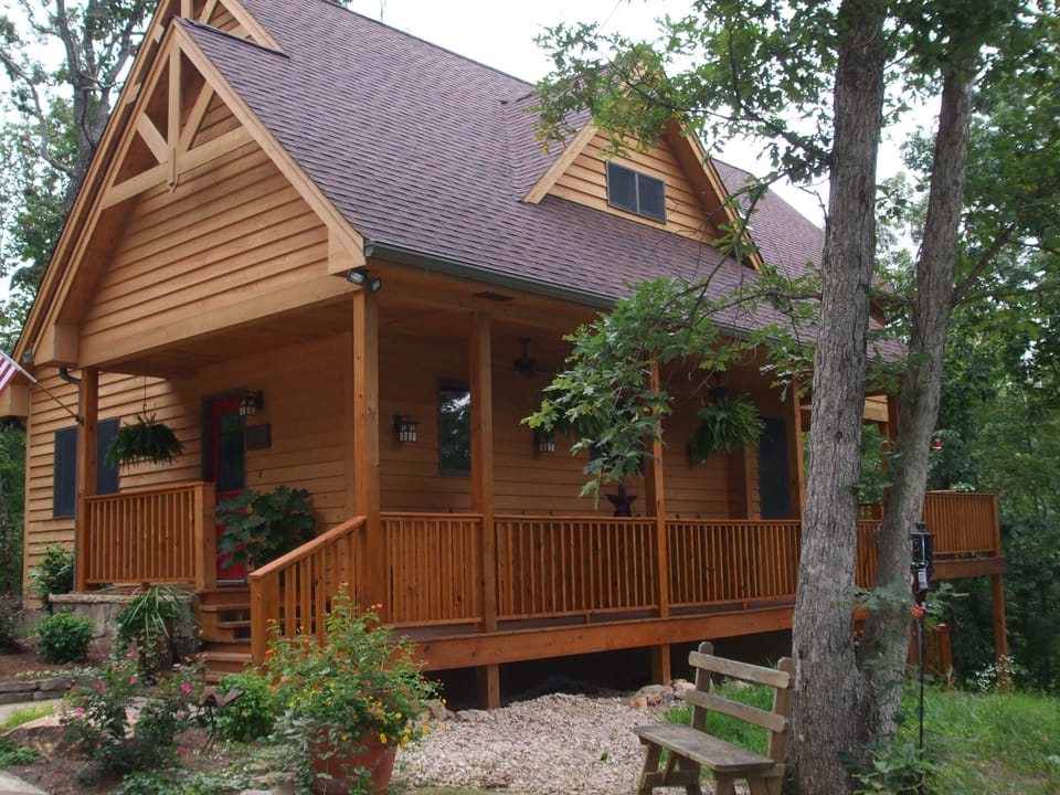 Tucked Inn 
Driveway view (North Side)