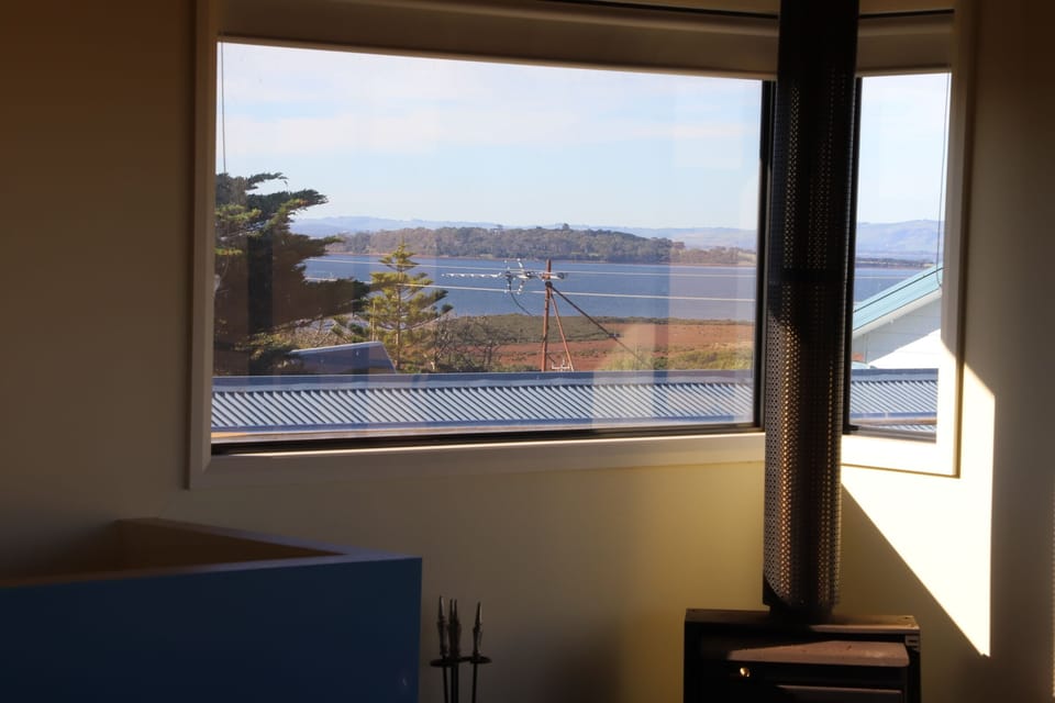 View to Swan Bay from Upstairs Living