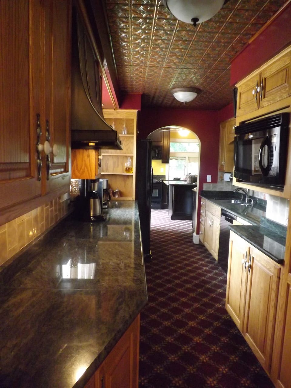 Adjoining the kitchen is a butler's kitchen for extra prep & clean up