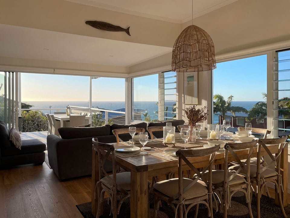 Dining table to take in the view