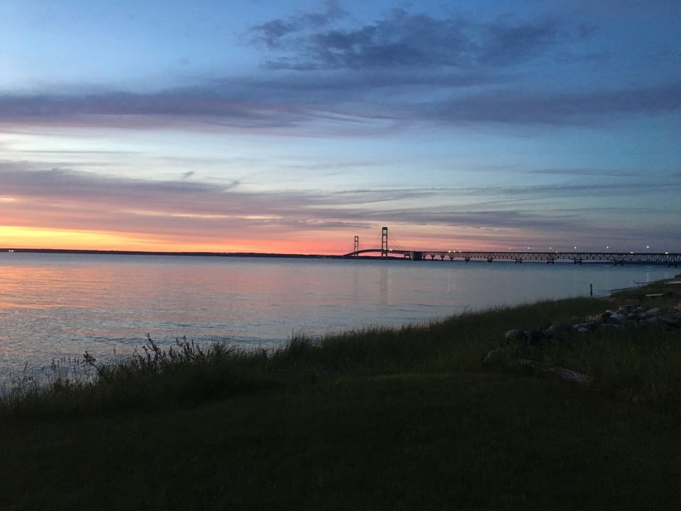 And the view that we all want- a short walk from the cottage 