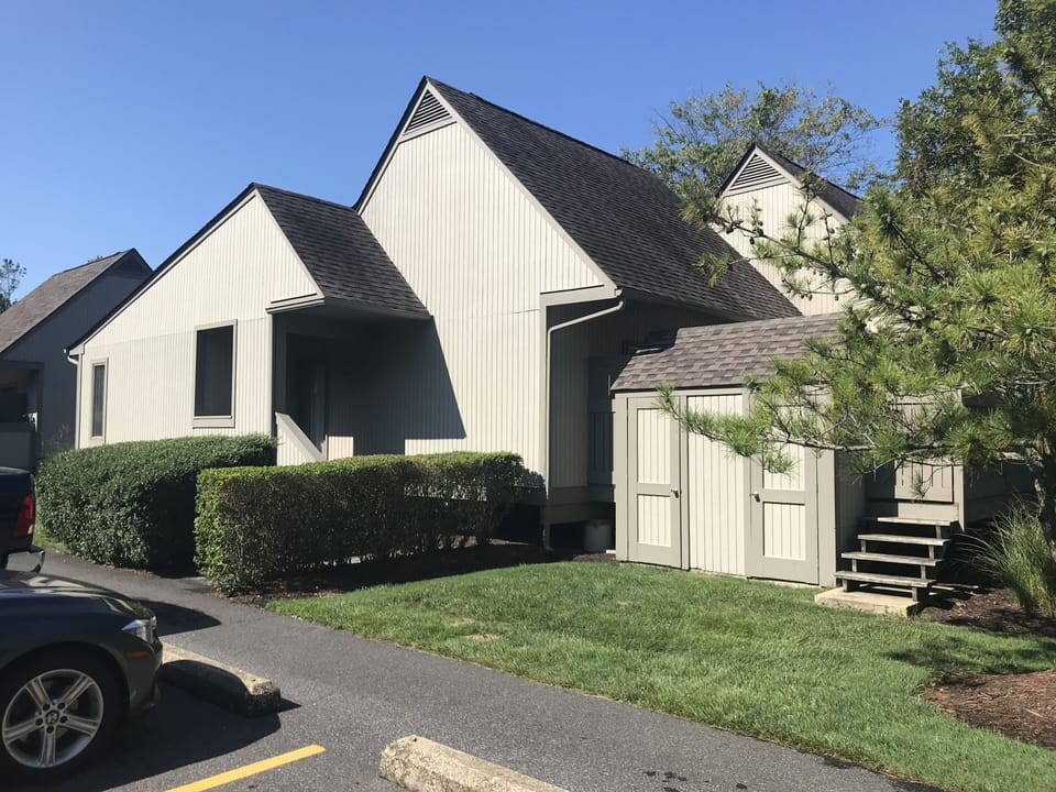 Front of beach house