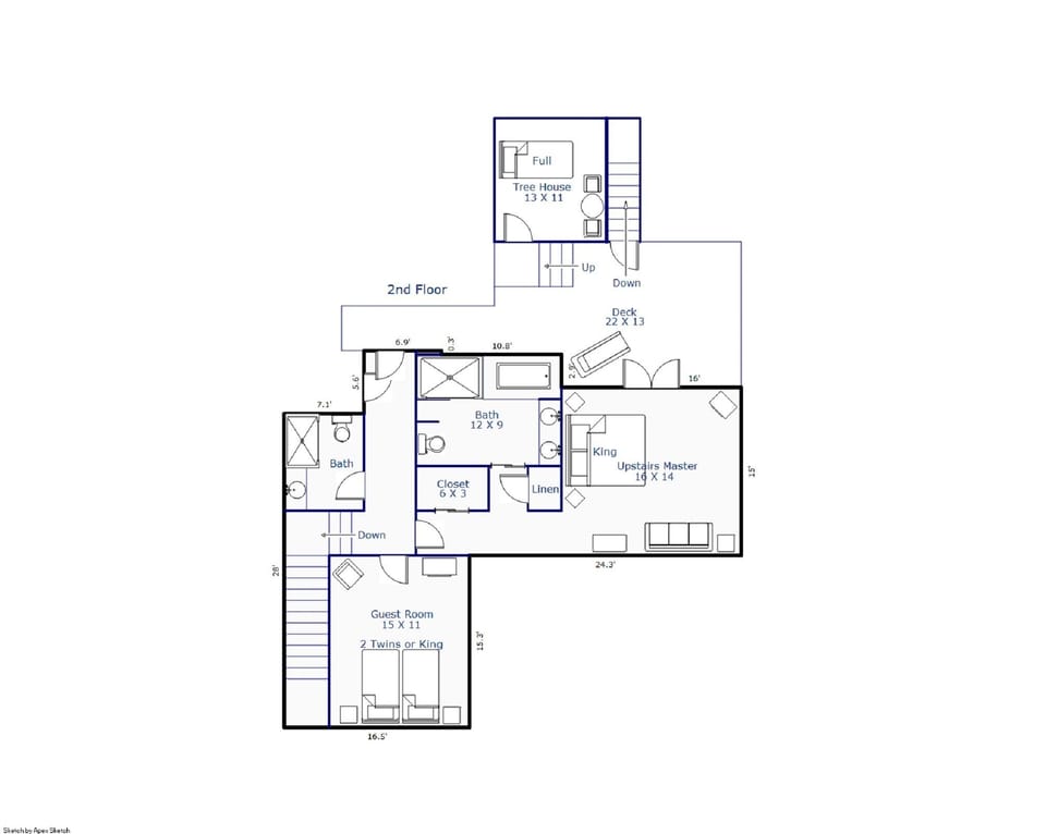 Second floor plan