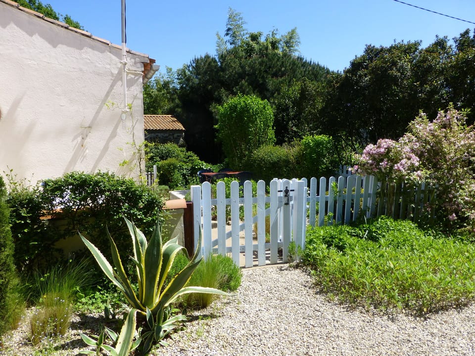 front gate and terrace