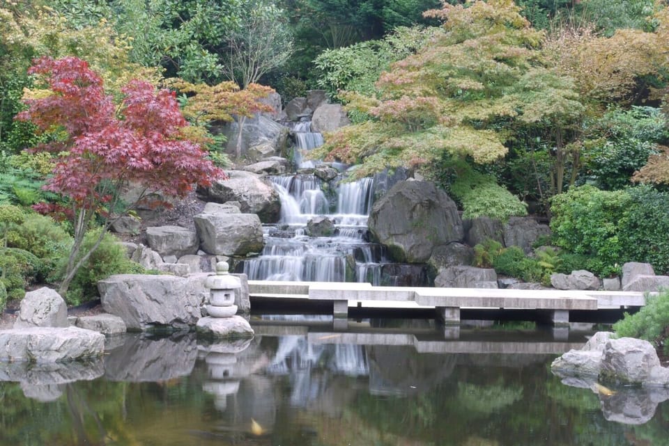 Kyoto Gardens in HOLLAND PARK just up the road