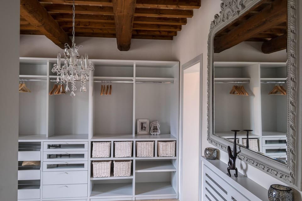 Master suite dressing room