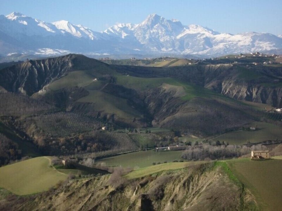 This is our view! Direct view from all rooms to Gran Sasso.