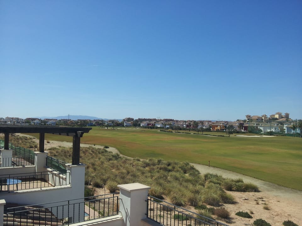 Not a bad view of the golf course.