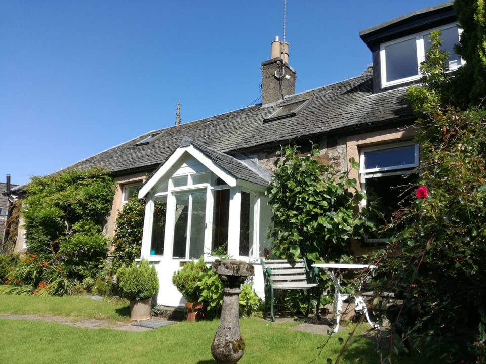 Entrance and garden