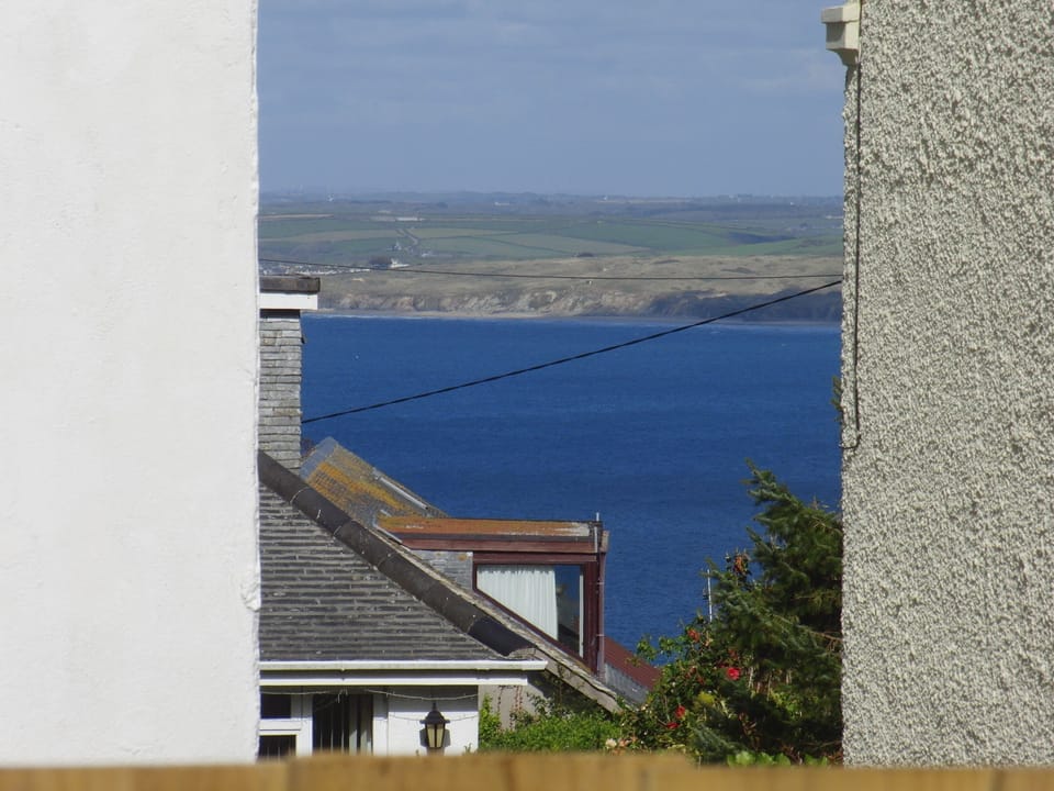 Sea view from kitchen and patio area