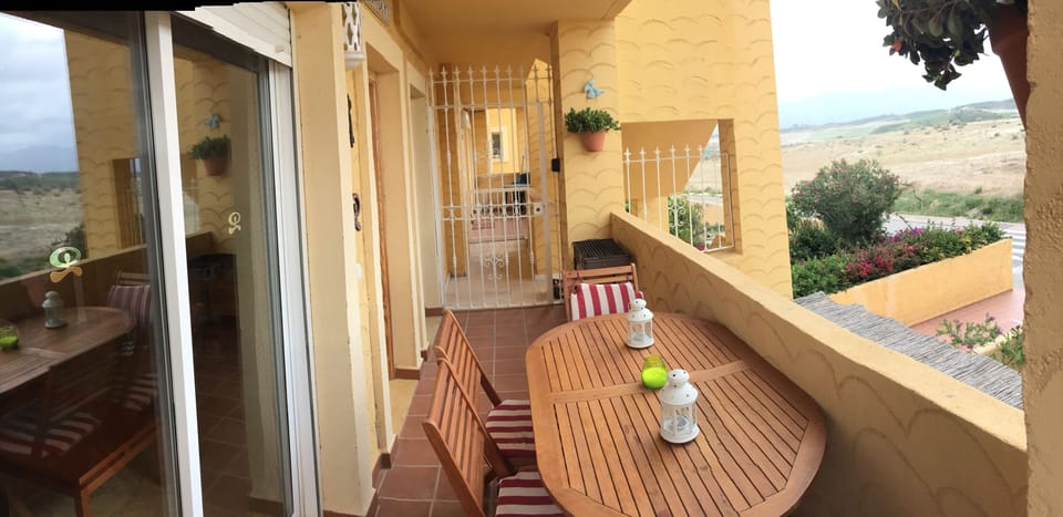 Balcony Facing the Mountains 