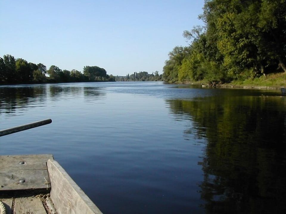 The river by boat
