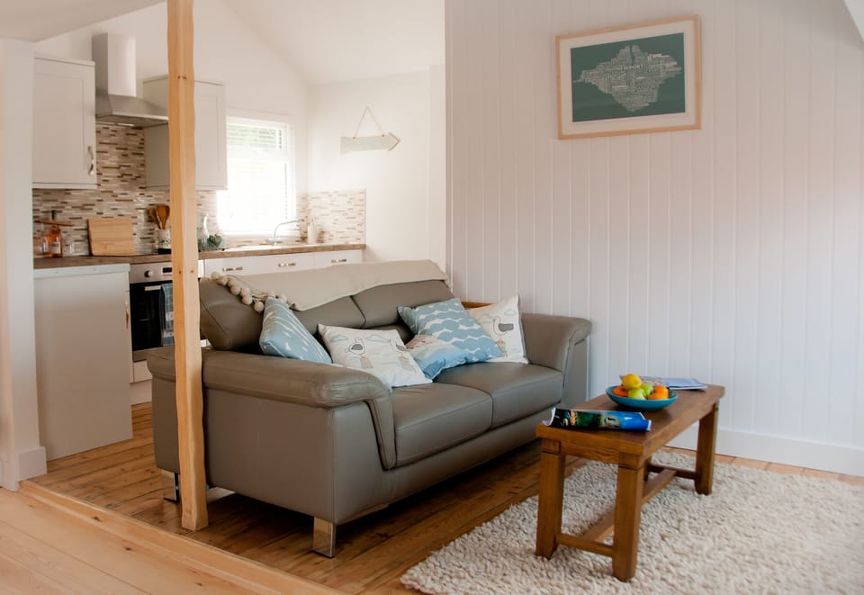 Open plan living area