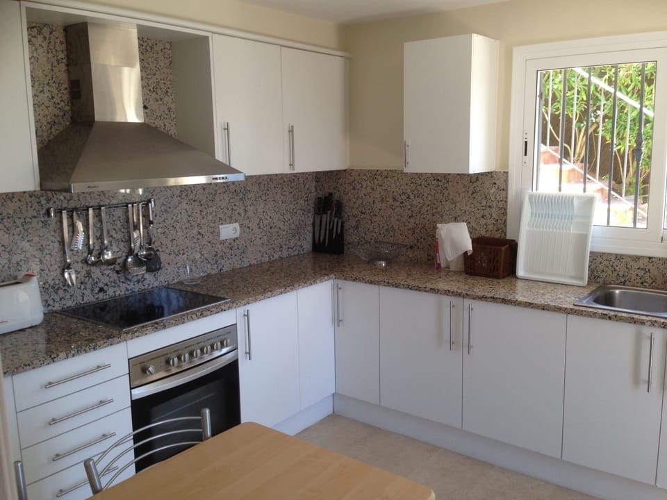 Fully stocked kitchen